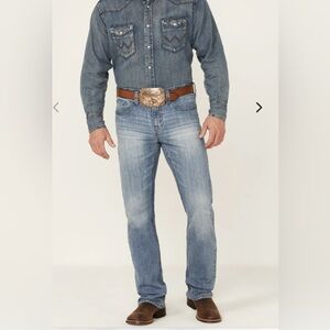 CODY JAMES MENs BUCKSKIN WASH JACKSON SLIM STRAIGHT STRETCH DENIM JEANS Sz 30x32